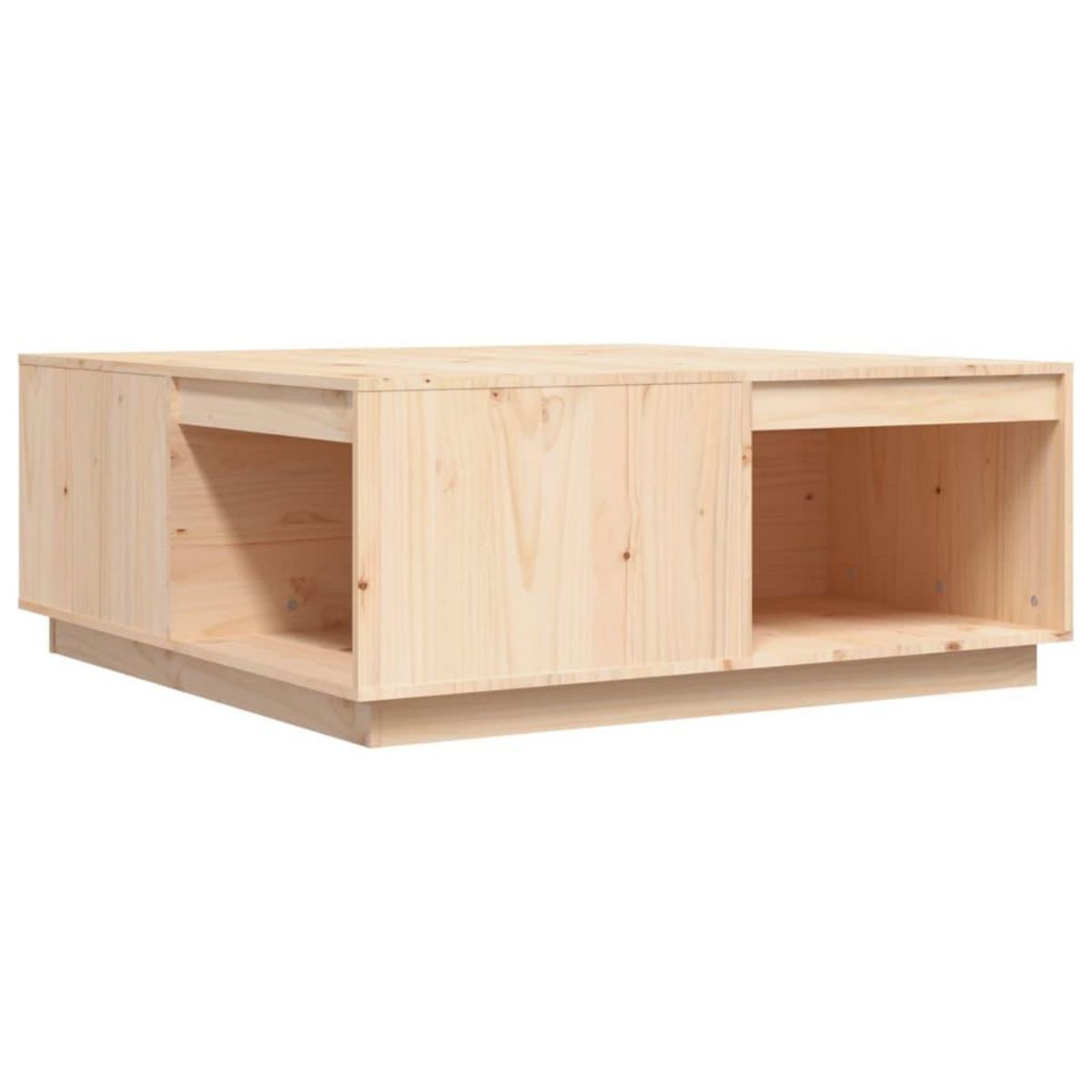 VIDAXL Table basse 100x101x40,5 cm Bois massif de pin