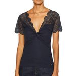 MORGAN T shirt  Femme Morgan 241 DENNY. Coloris disponibles : Bleu