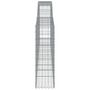 Voir la diapositive 4 : VIDAXL Panier de gabions arque 400x30x100/120 cm Fer galvanise