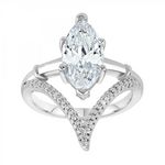SC CRYSTAL Bague taille 56 SC Crystal ornée de Cristaux scintillants. Coloris disponibles : Gris