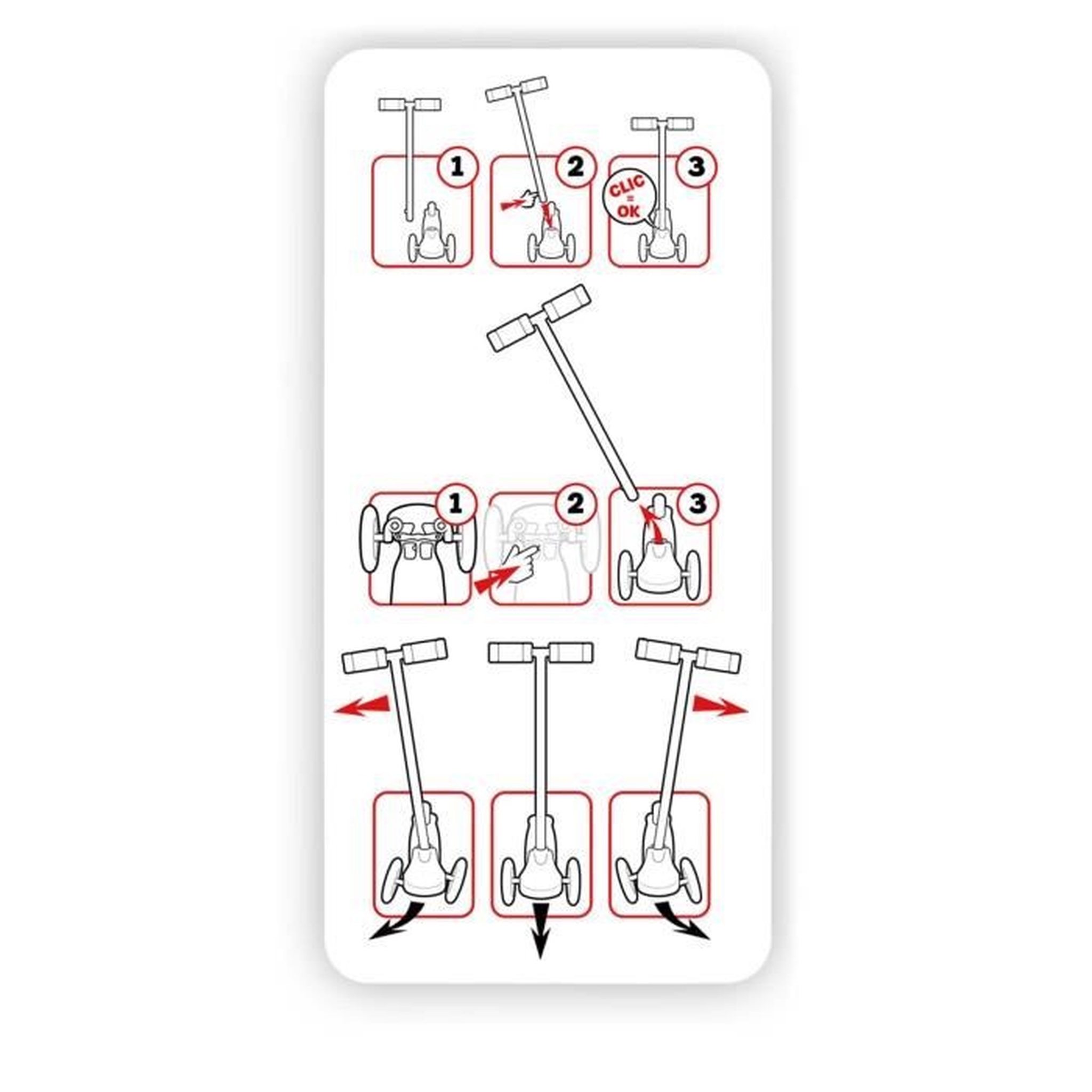 Voir la diapositive 3 : Trottinette 3 roues steering - Princesses Disney