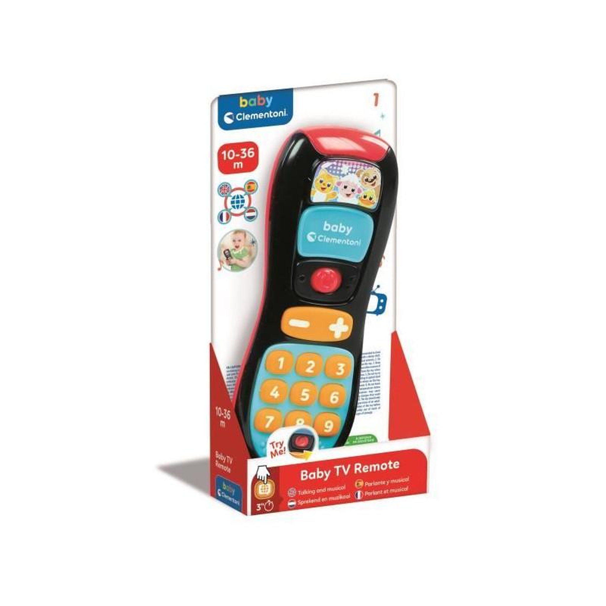 Voir la diapositive 4 : CLEMENTONI La télécommande de Bébé parlant CLEMENTONI