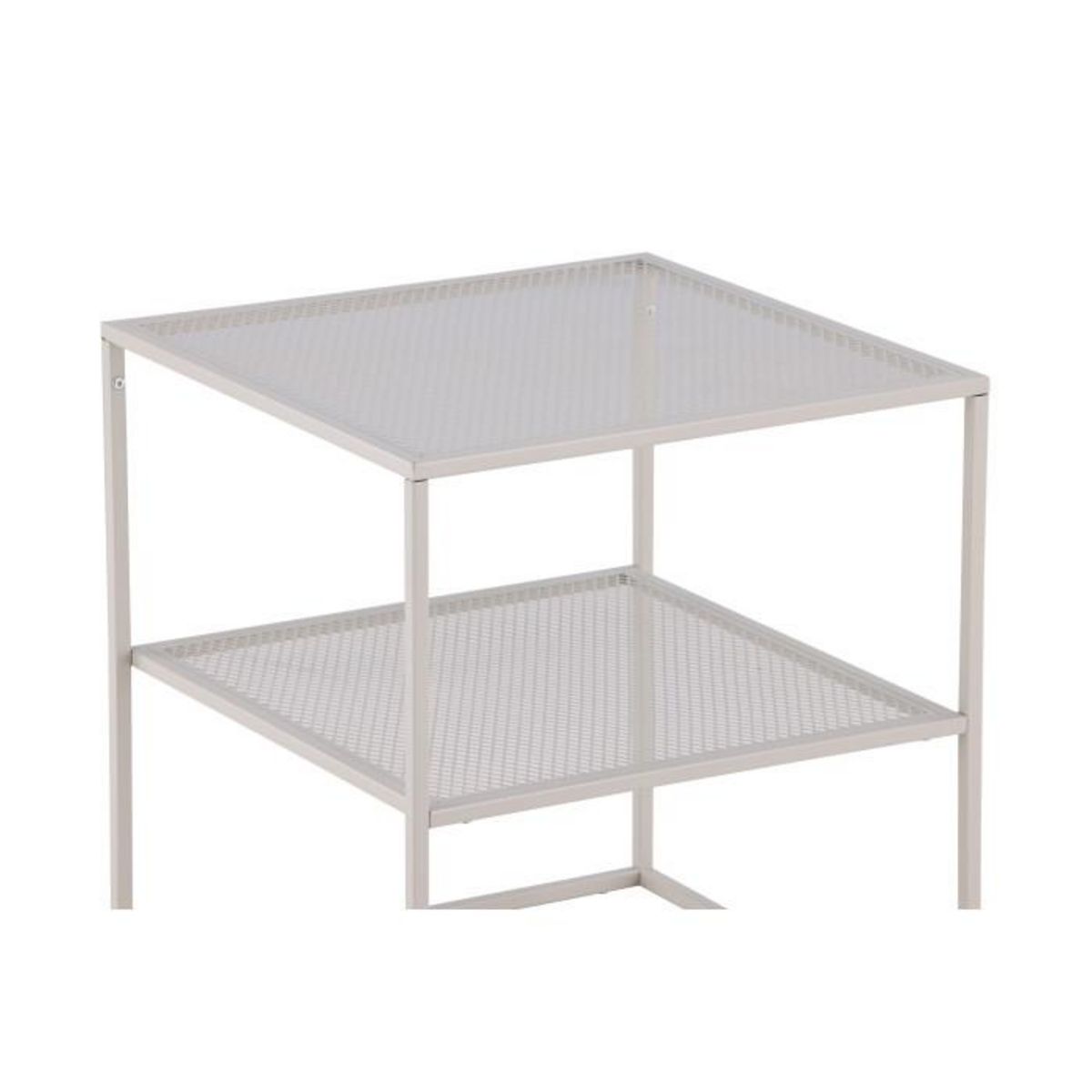 Paris Prix Table d'Appoint Avec Étagère  Netz  60cm Beige