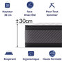 Voir la diapositive 3 : DAGOSTINO HOME Matelas 90x190 - 30cm Epaisseur - Mousse HR Très Ferme | Double Face (Été-Hiver) | Soutien Équilibré, Parfait et Tonique
