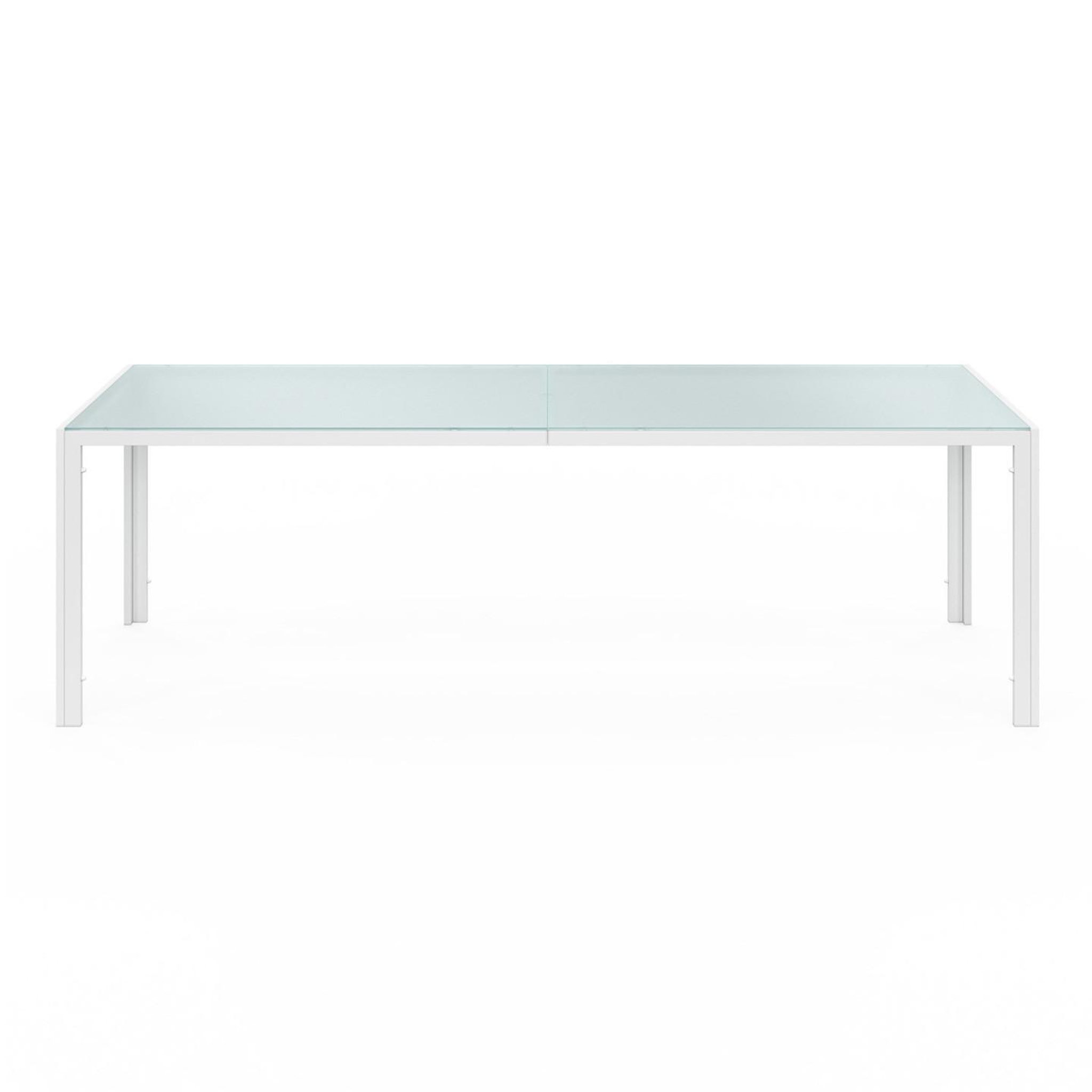 Voir la diapositive 3 : ID MARKET Salon de jardin madrid table 240 cm et 10 chaises empilables blanc et beige taupe