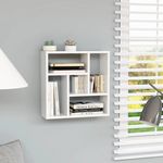 VIDAXL Etagere murale Blanc brillant 45,1x16x45,1 cm Bois d'ingenierie