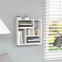 Voir la diapositive 1 : VIDAXL Etagere murale Blanc brillant 45,1x16x45,1 cm Bois d'ingenierie