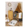 Voir la diapositive 3 : DOMIVA Tour de lit - DOMIVA - AU FIL DE L'EAU - Modulable - x6 - Ouvert 40 x 25 cm/fermé 17,5 x 25 cm