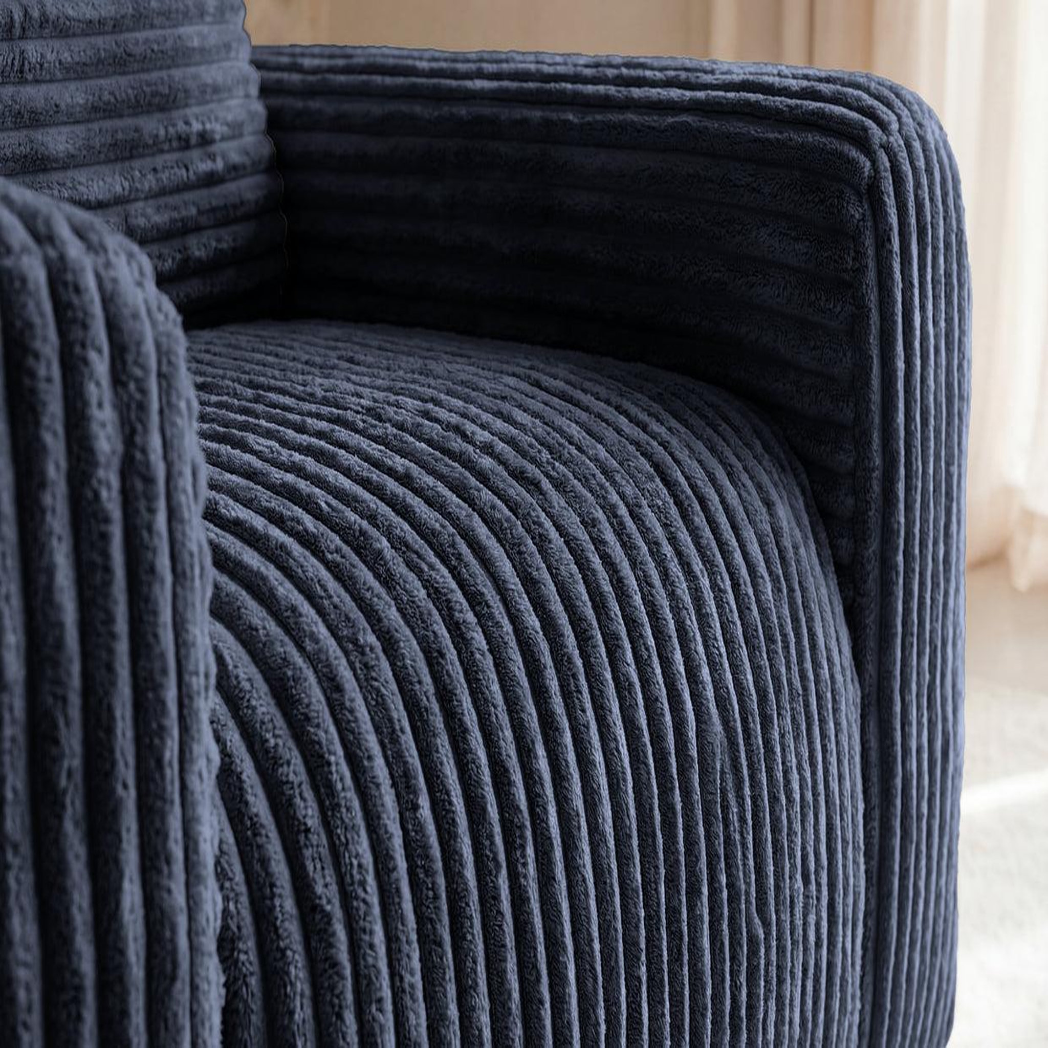 Voir la diapositive 5 : CASANOVA PARIS Elvis - fauteuil gros velours côtelé