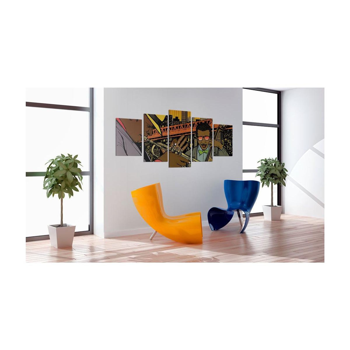 Paris Prix Tableau Imprimé  Jazz dans la BD