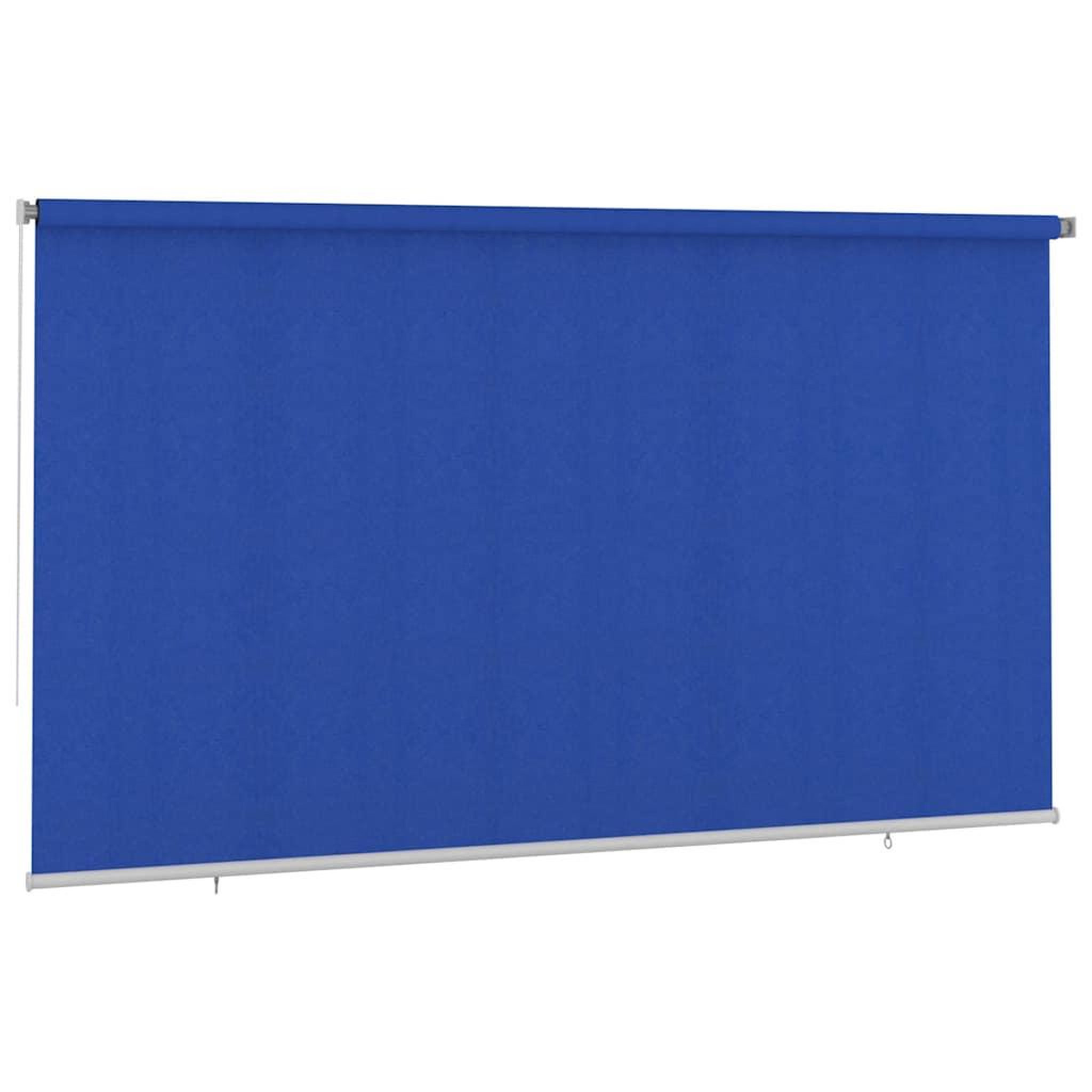 Voir la diapositive 2 : VIDAXL Store roulant d'exterieur 405 (l) x 230 (h) cm bleu hdpe