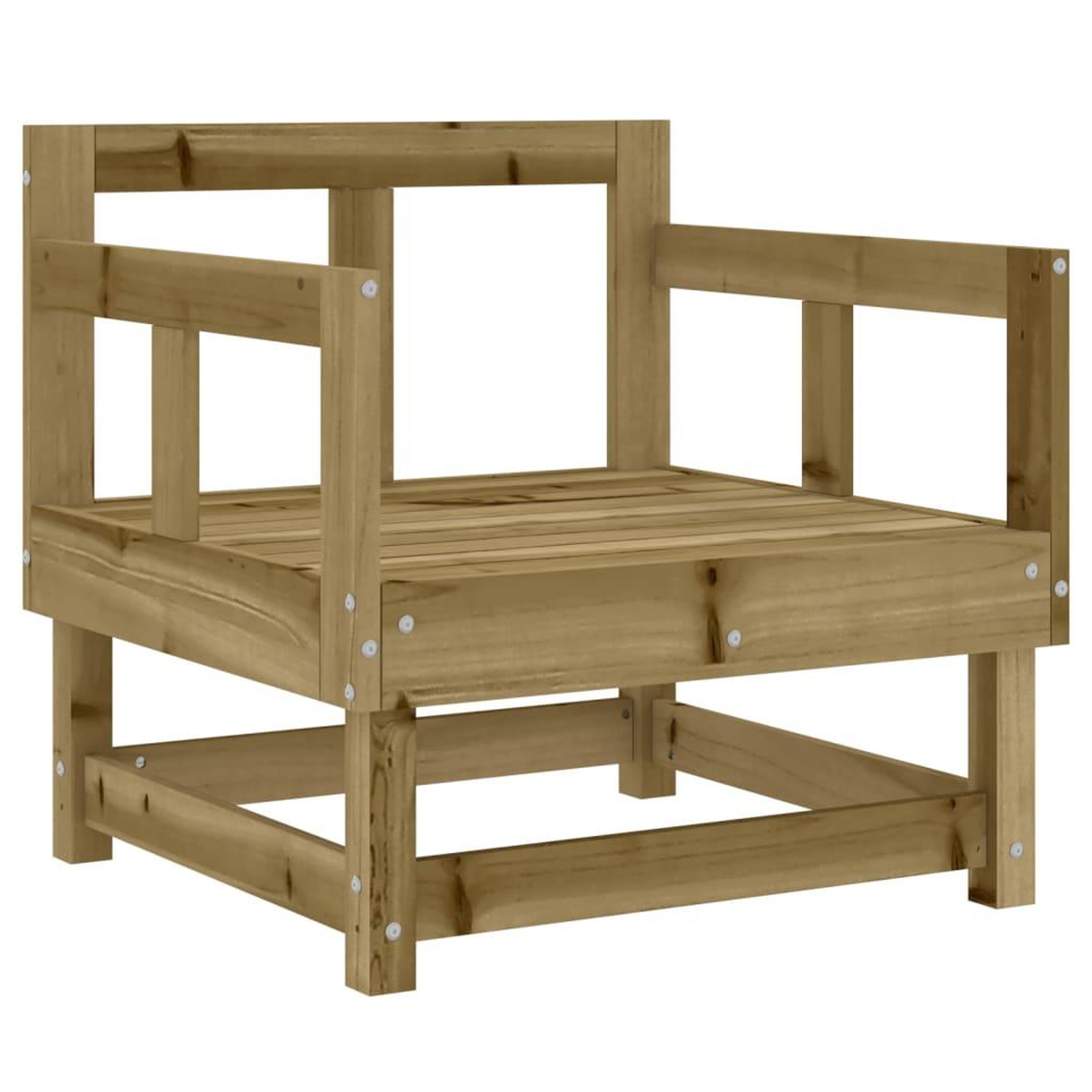 Voir la diapositive 5 : VIDAXL Salon de jardin 8 pcs bois de pin impregne