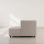 Voir la diapositive 6 : LISA DESIGN Curtis - canapé d'angle droit 4 places avec accoudoir en tissu texturé
