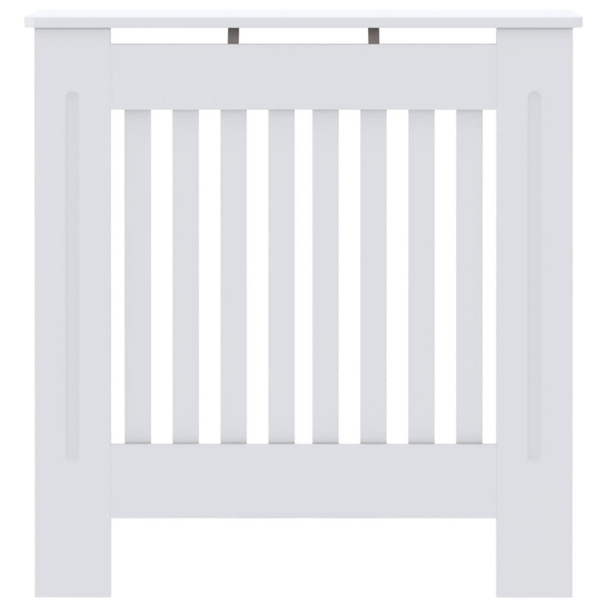 VIDAXL Cache-radiateur MDF Blanc 78 cm
