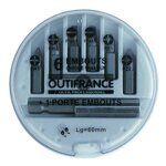 OUTIFRANCE Coffret de 7 embouts de vissage