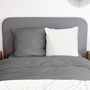 Voir la diapositive 2 : COTE DECO Housse de couette 260x240 + 2 taies Chaude et douillette grise