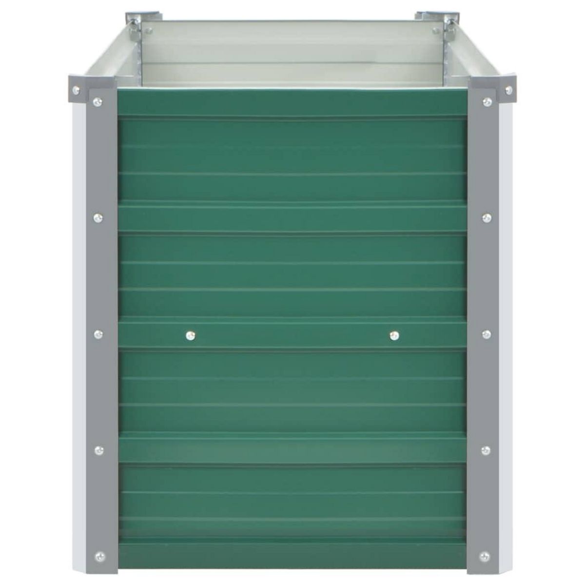 VIDAXL Lit sureleve de jardin Acier galvanise 100x40x45 cm Vert