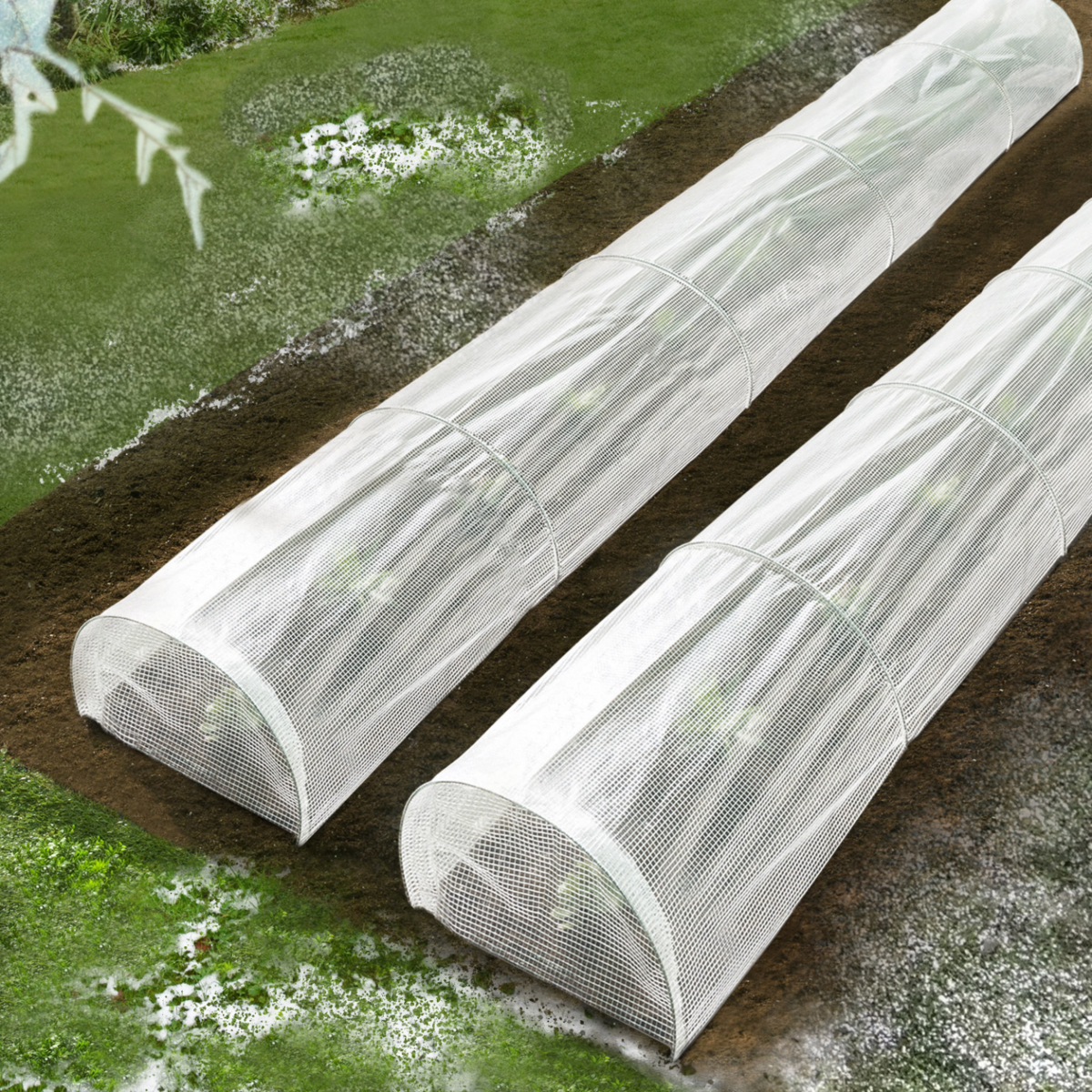 ID MARKET Lot de 2 tunnels de forçage accordéon toutes saisons PRO 5M