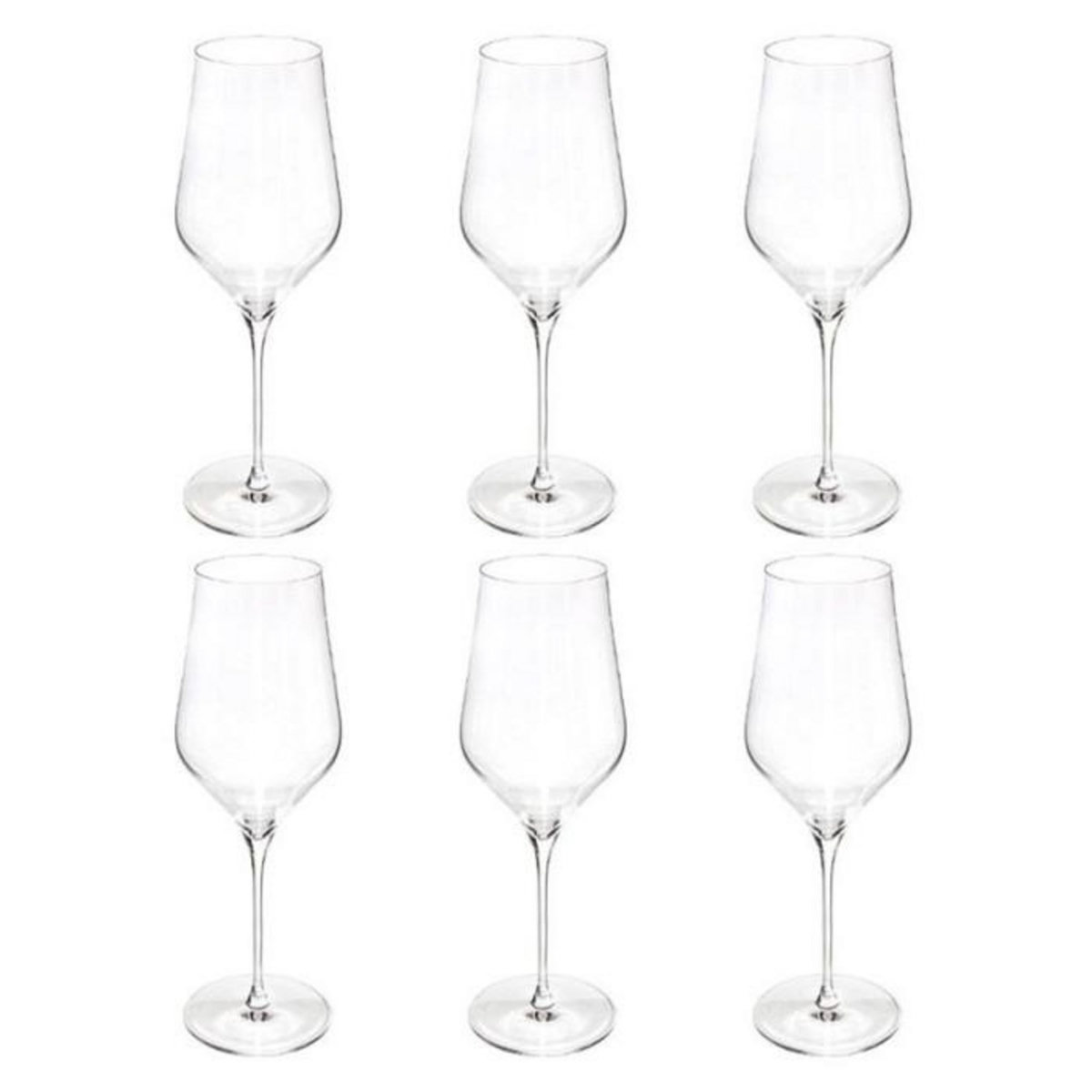 SECRET DE GOURMET Lot de 6 Verres à Vin  Douro  52cl Transparent