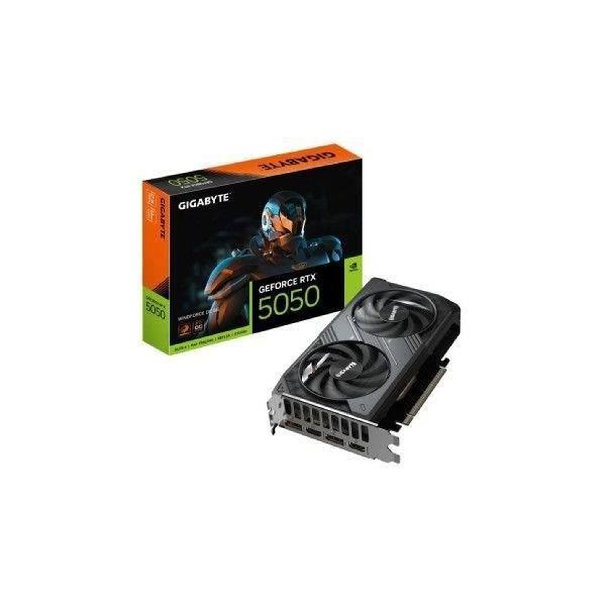 Voir la diapositive 3 : Gigabyte Carte graphique - gigabyte - rtx 5050wf2oc-8gd - 8 go gddr6 - refroidissement windforce - pci-e 5.0