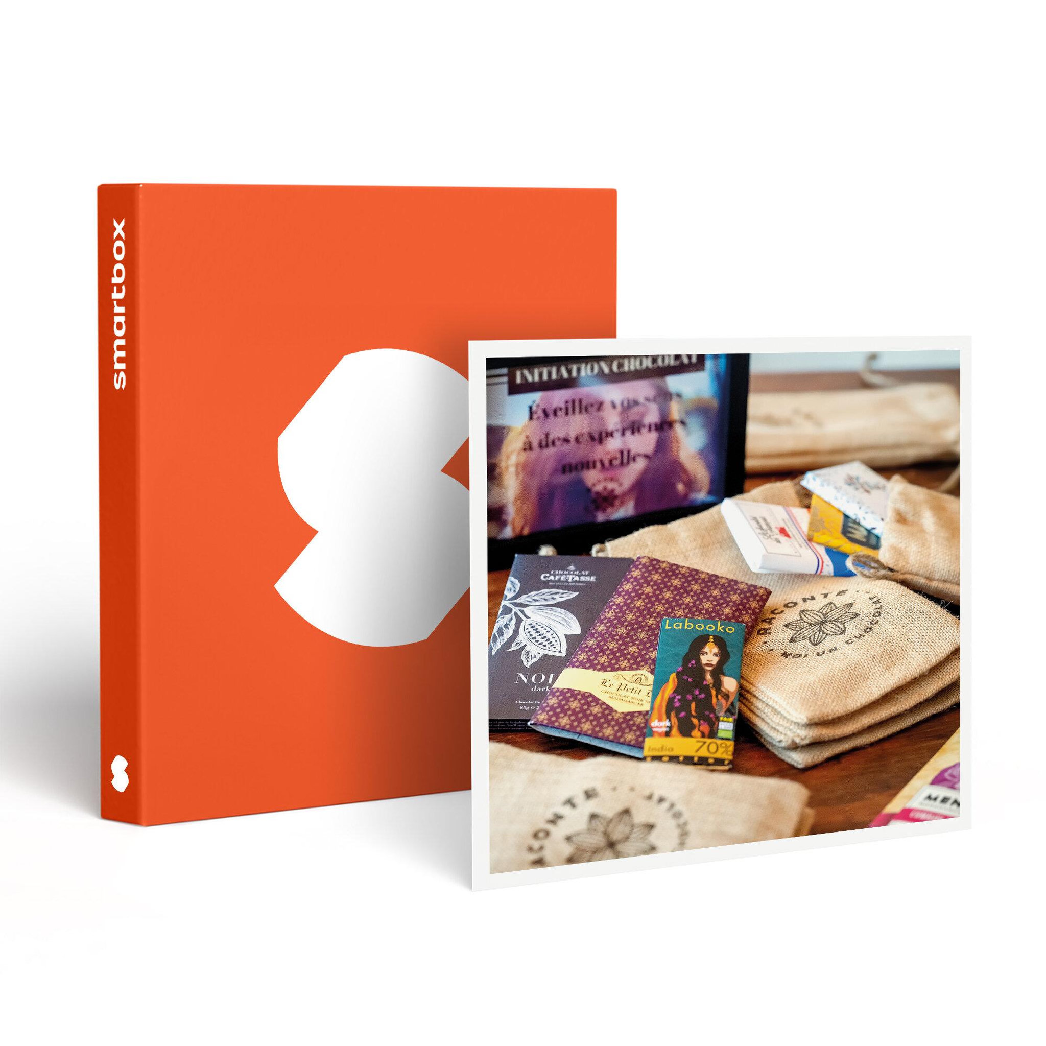 Smartbox Box découverte haut de gamme raconte-moi un chocolat livrée à domicile - coffret cadeau gastronomie