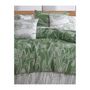 Voir la diapositive 4 : GENERIQUE Parure de lit - 1 housse de couette 220 x 240 cm + 2 taies d'oreiller 60 x 60 cm - 100% coton renforcé - Vert
