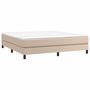 Voir la diapositive 3 : VIDAXL Cadre de lit sans matelas cappuccino 160x200 cm similicuir