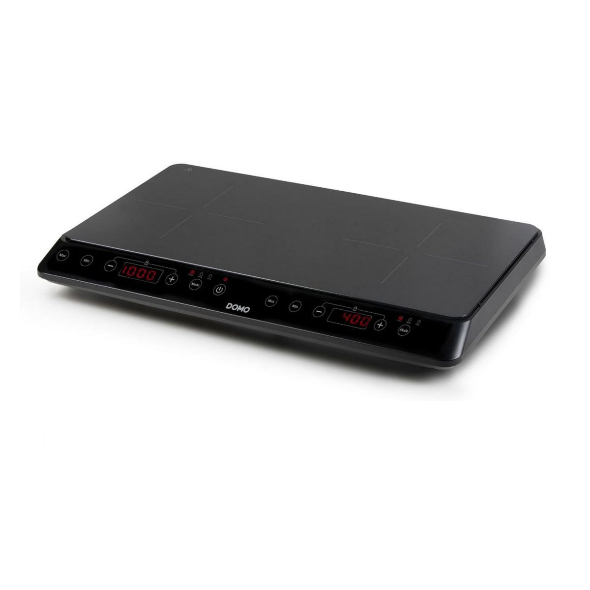 Domo Table de cuisson induction posable 2 feux 3500w noir - DO338IP