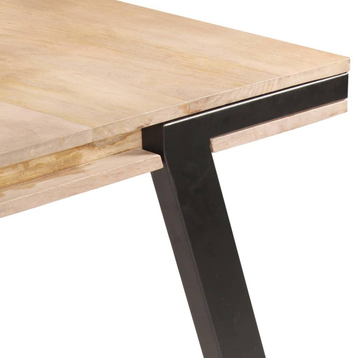VIDAXL Table a manger 180x90x76 cm Bois de manguier massif