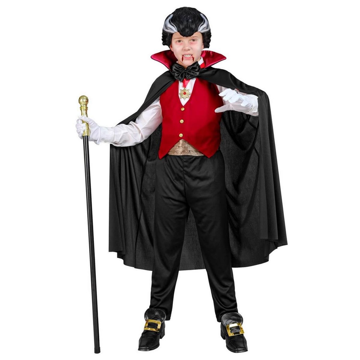 WIDMANN Déguisement Vampire - Garçon - 5/7 ans (110 à 122 cm)