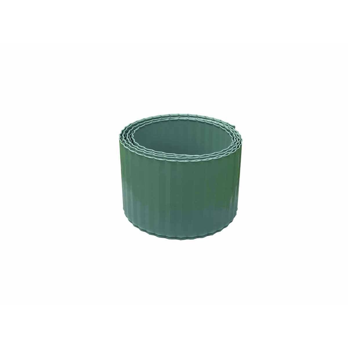 Nortene Bordure acier STEELY BORDURA - Vert - 0,14 x 6 m