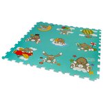 One Two Fun Tapis puzzle Leo le lapin 9 pièces