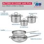 Voir la diapositive 2 : ELO Ensemble de 2 Poêles de cuisson 28 et 32 cm et 3 faitouts 14, 16 et 20 cm Elo Profi Citrin