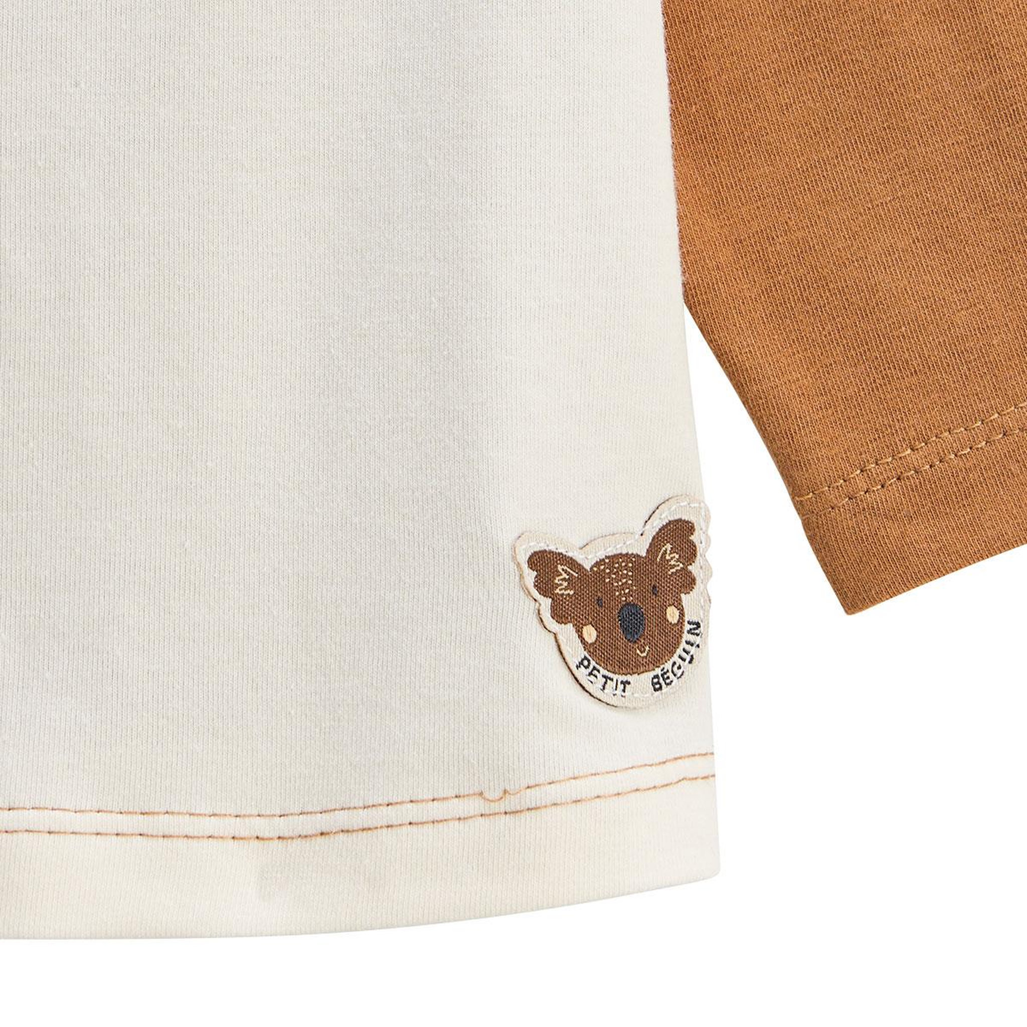 Voir la diapositive 3 : Petit Béguin Lot de 2 t-shirts enfant manches longues Constellation