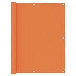 VIDAXL Ecran de balcon Orange 120x300 cm Tissu Oxford