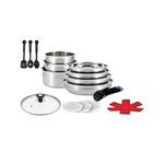 Arthur Martin Ensemble de casseroles Arthur Martin Ensemble complet en acier inoxydable