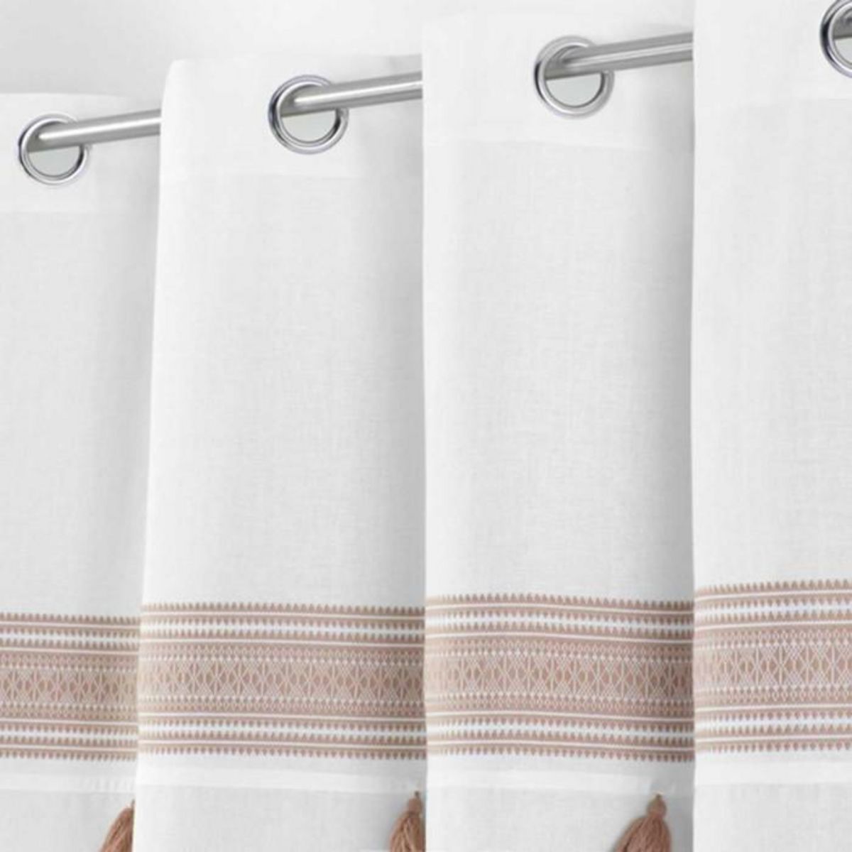 Paris Prix Rideau à Œillets  Amaya  140x240cm Rose