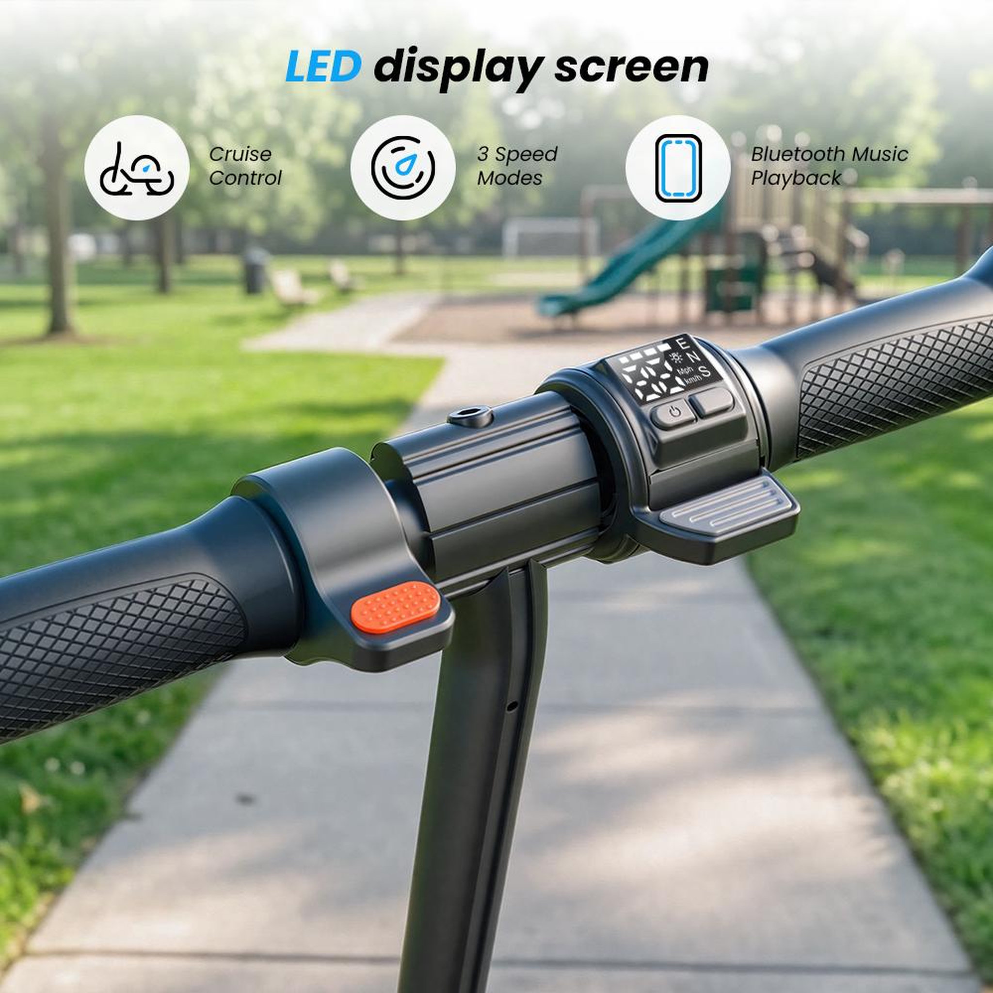 Voir la diapositive 5 : ISCOOTER Trottinette électrique pliable k4