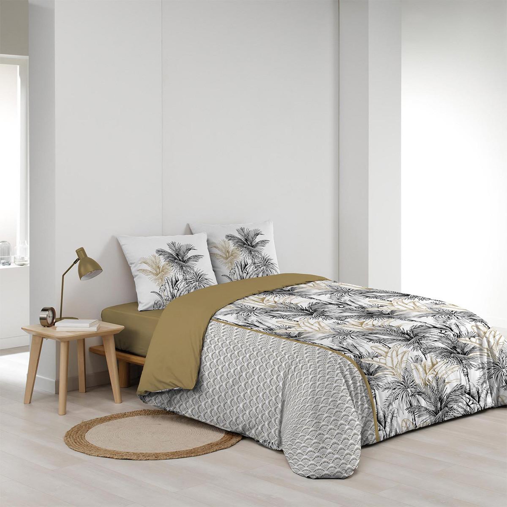 Voir la diapositive 2 : Douceur d'Intérieur Parure de lit 3 pièces  dakar  240x220cm multicolore