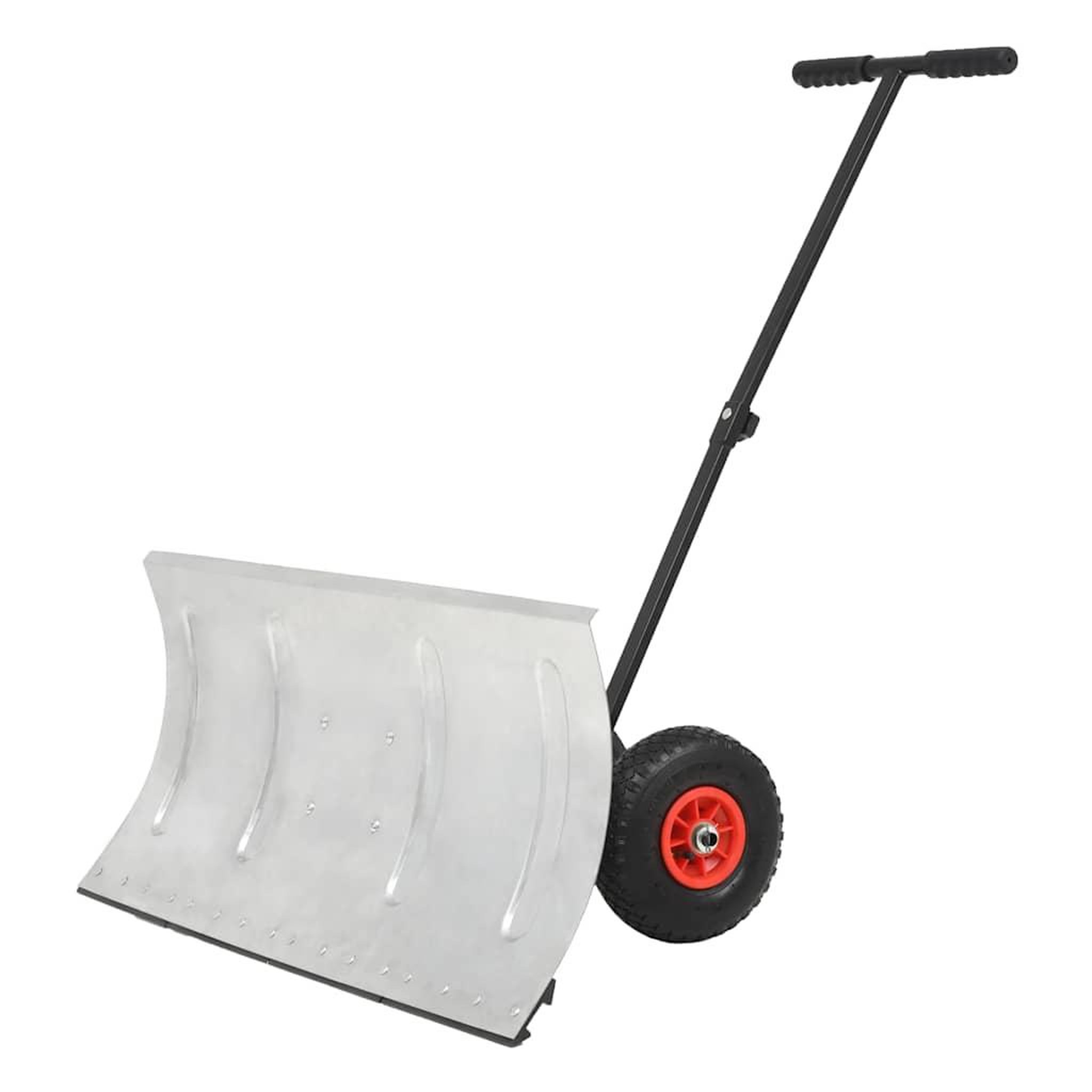 VIDAXL Chasse-neige manuel avec roues 100 x 44 cm