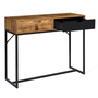 Voir la diapositive 5 : ID MARKET Console 2 tiroirs CHICAGO design industriel