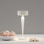 Voir la diapositive 2 : Lumisky Lampe de table sans fil touch LED TWIGGY Blanc Aluminium H26cm