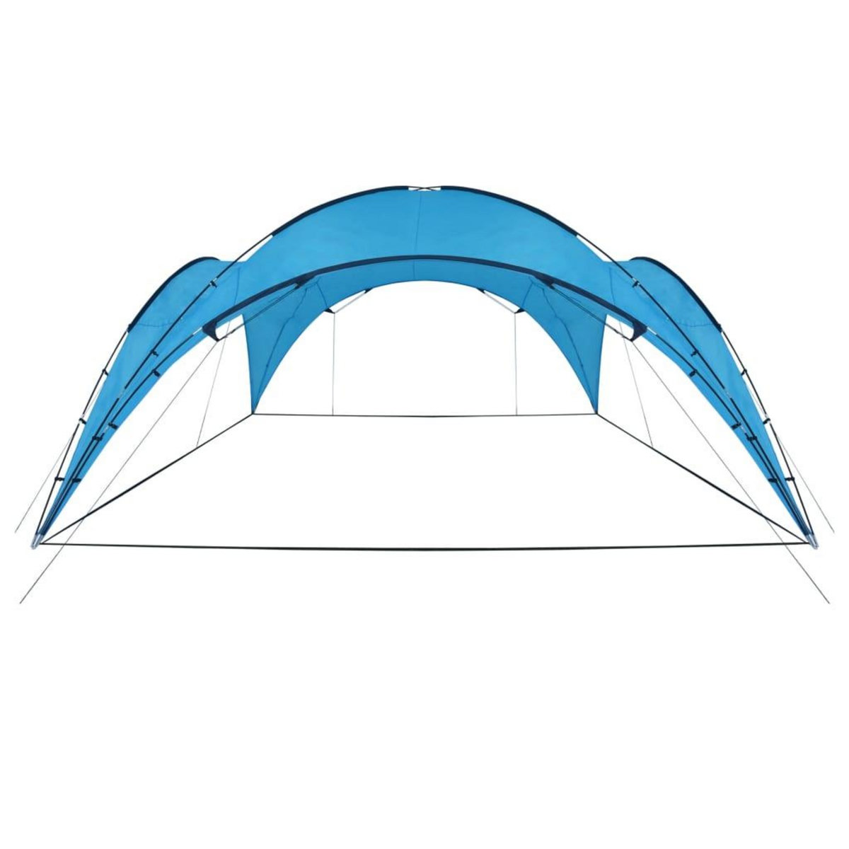 VIDAXL Arceau de tente de reception 450x450x265 cm Bleu clair