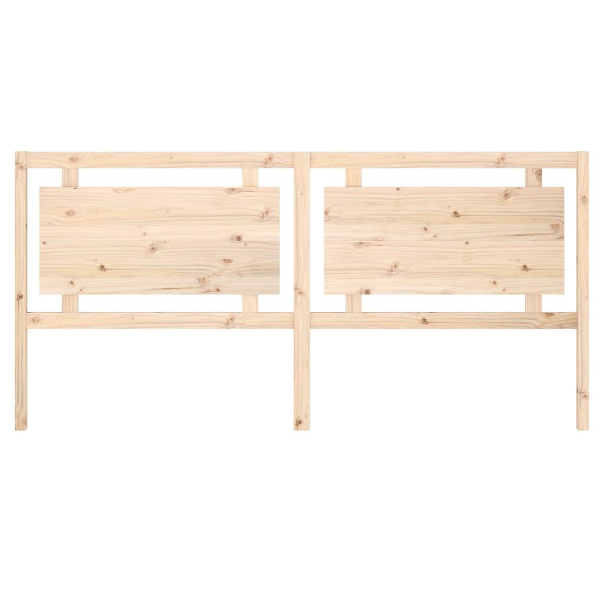 Voir la diapositive 4 : VIDAXL Tete de lit 205,5x4x100 cm Bois massif de pin