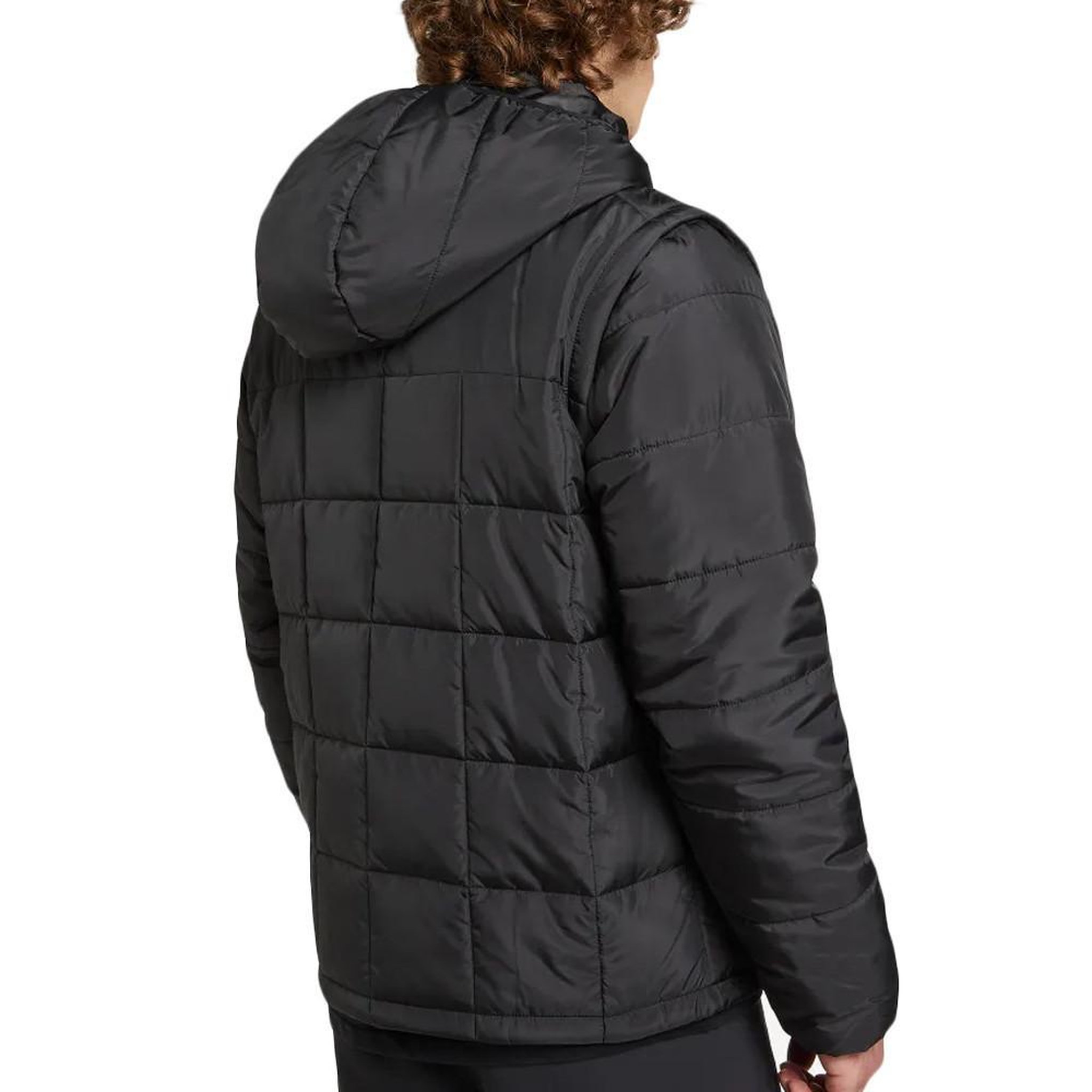Voir la diapositive 2 : KAPPA Doudoune Noir Homme Kappa Waples