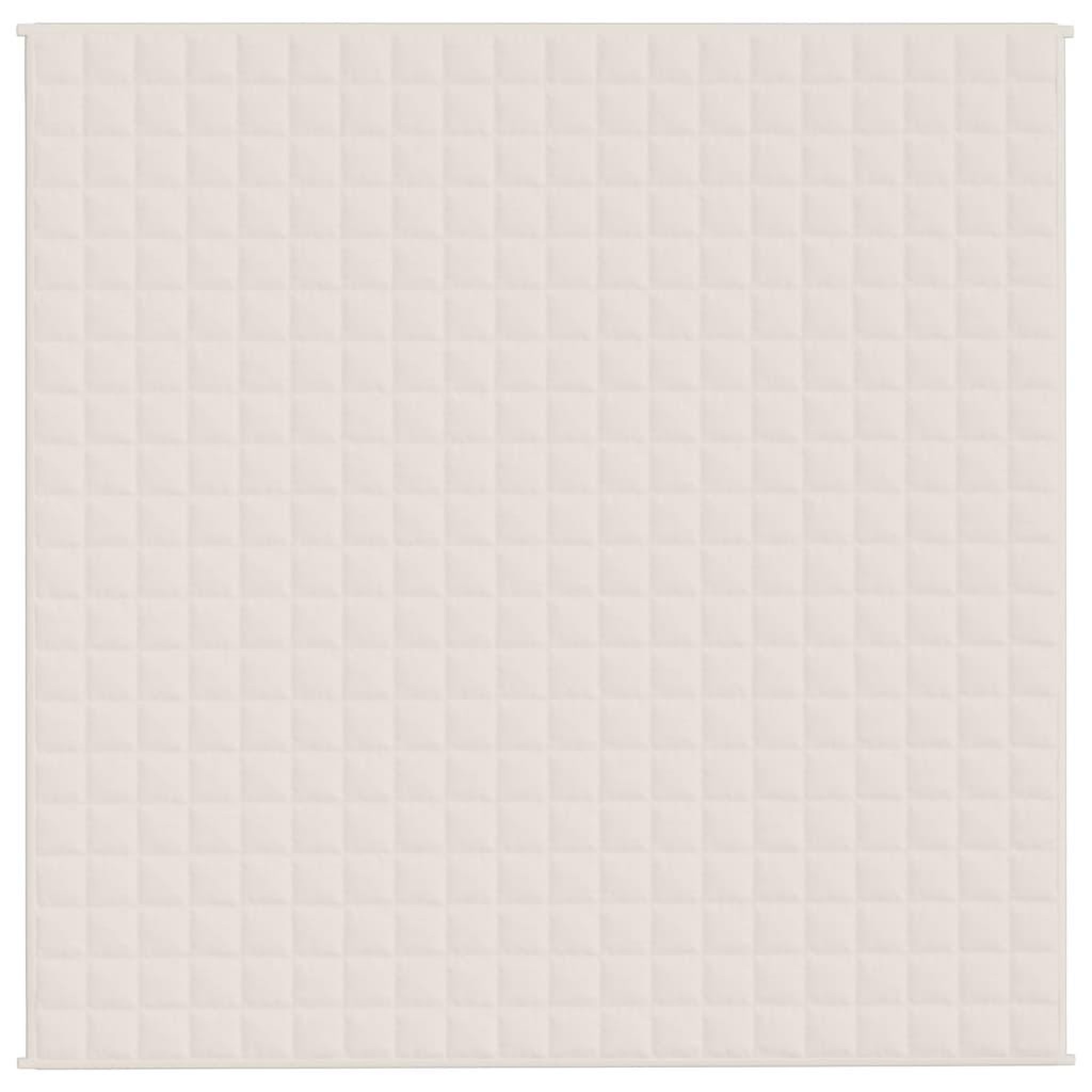 Voir la diapositive 3 : VIDAXL Couverture lestee Creme clair 200x200 cm 9 kg Tissu