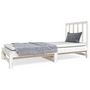 Voir la diapositive 2 : VIDAXL Lit coulissant sans matelas blanc 2x(90x190) cm