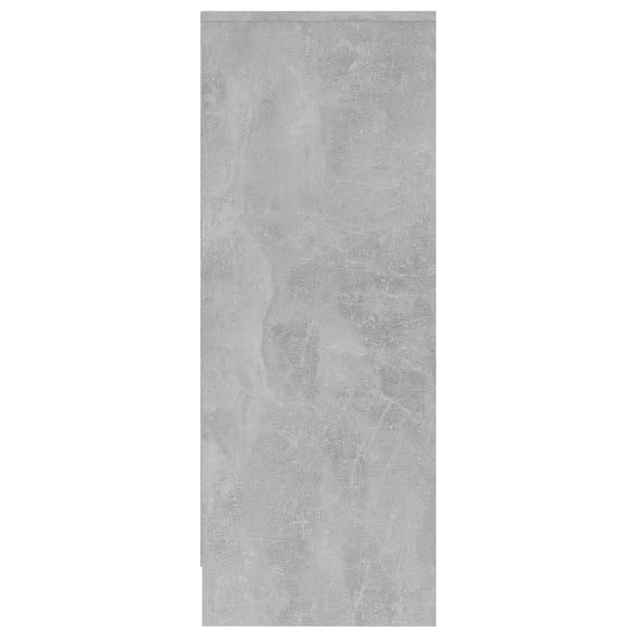Voir la diapositive 4 : VIDAXL Armoire a chaussures Gris beton 31,5x35x90 cm Bois d'ingenierie