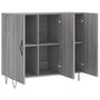 Voir la diapositive 5 : VIDAXL Buffet sonoma gris 90x34x80 cm bois d'ingenierie