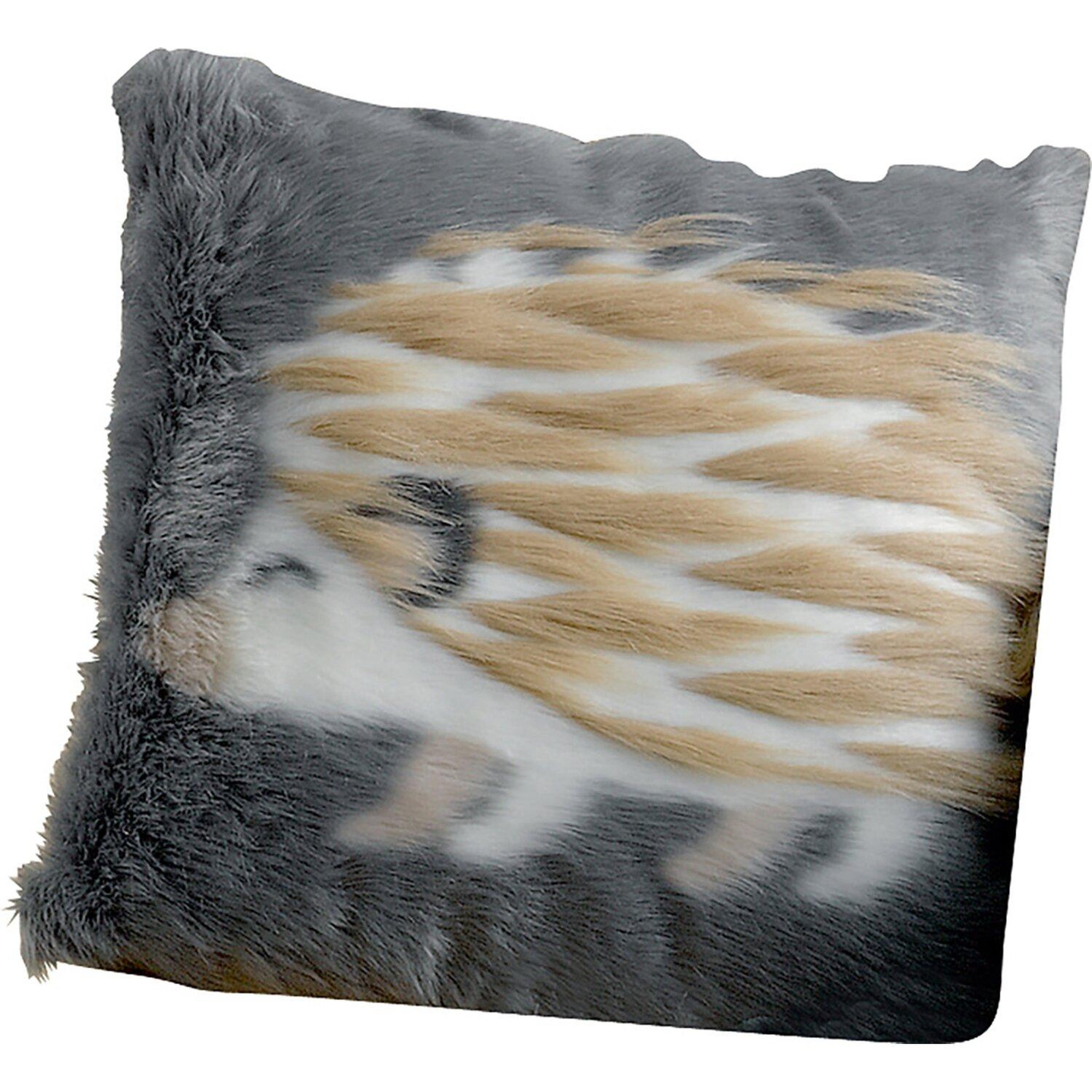 Voir la diapositive 4 : Les Ateliers du Linge Coussin 100% acrylique et polyester brushy